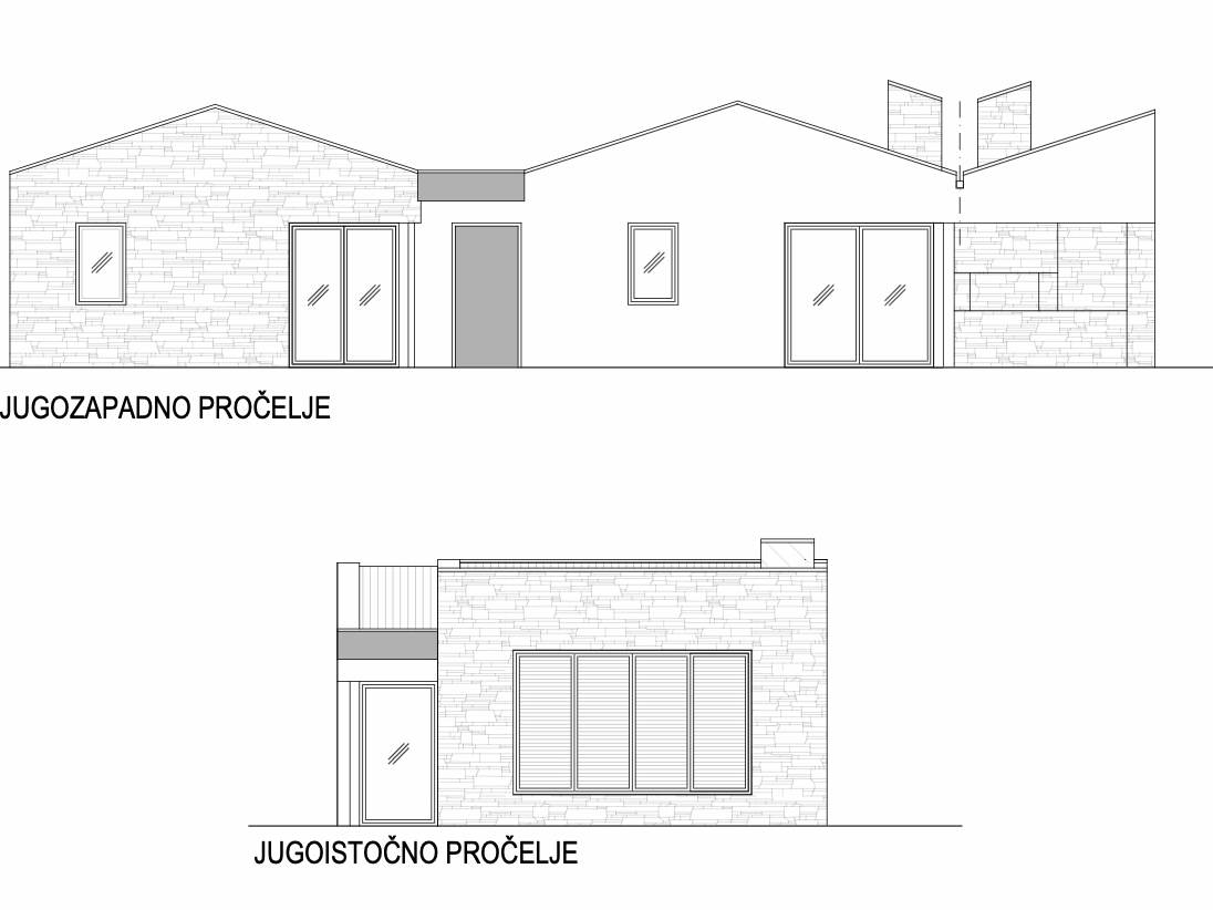 ISTRIEN, MARČANA - Baugrundstück 630m2 mit Projekt für Haus mit Pool